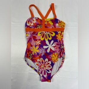 Speedo size 12 for girls. Bright and in great shape, gently worn and sweet!